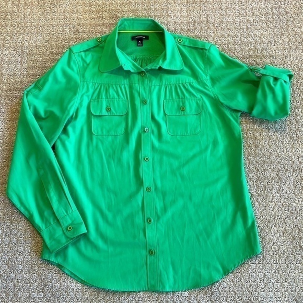 Lands’End Convertible Long Sleeve Button Down Outdoors Shirt